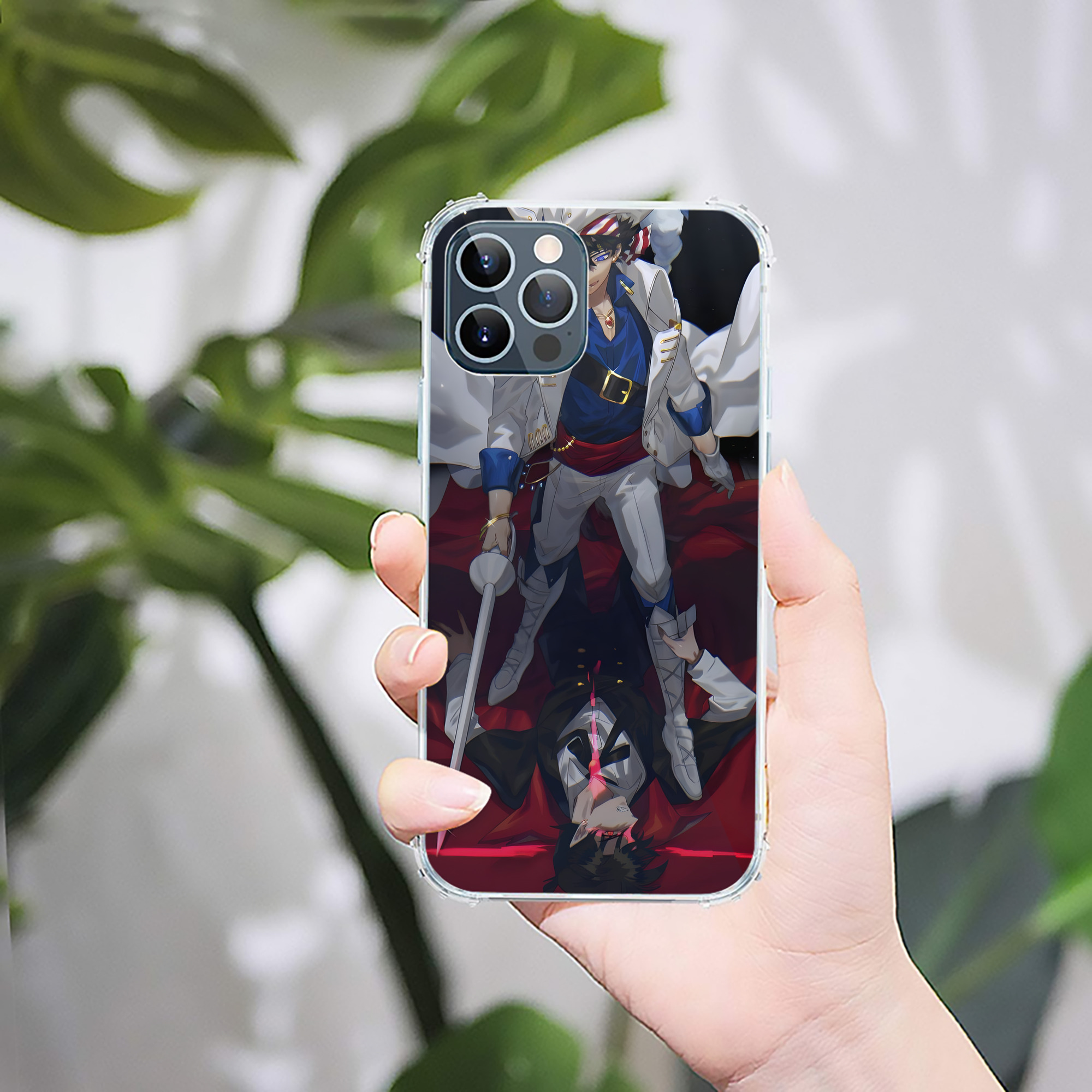 （画像用） 名探偵コナン Detective Conan 【iPhone 12シリーズ対応】透明スマホケース（クリアソフトケース）